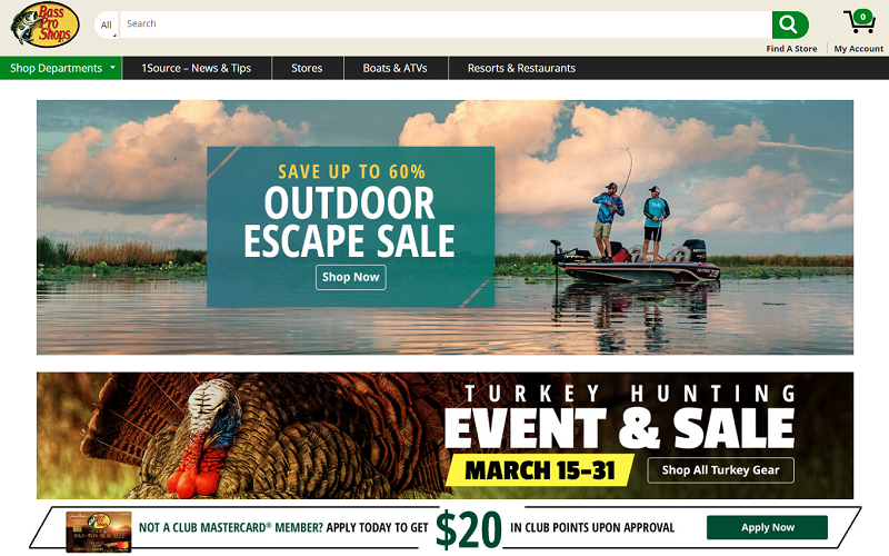 Enjoy the Outdoor Amusement with Bass Pro